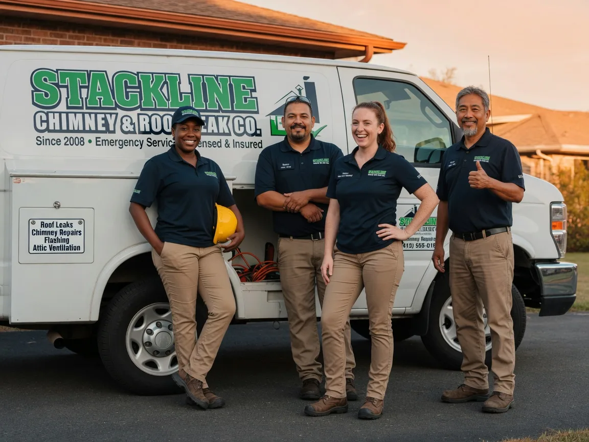 Chimney flashing repair company in Garden City, MO